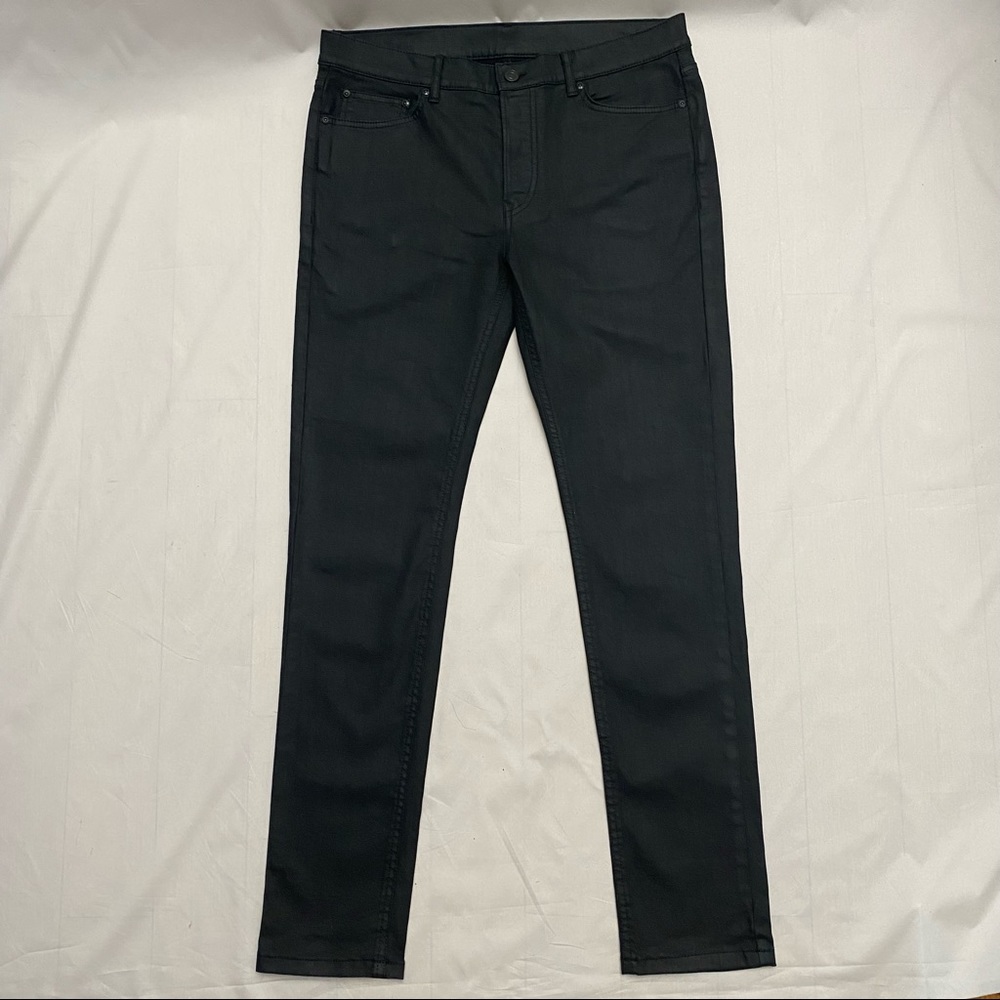 Topman - 32x30 - waxed jeans - biker emo punk goth - gothic - leather